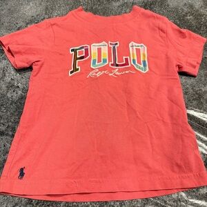 Ralph Lauren Kids Pink Graphic Tee
